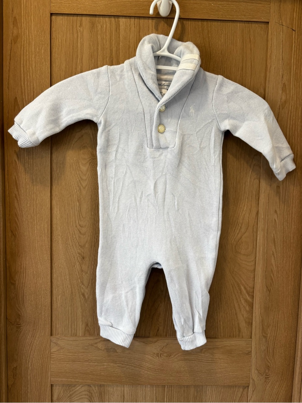 Ralph Lauren Baby One Piece Jumper Size 6m Baby Blue